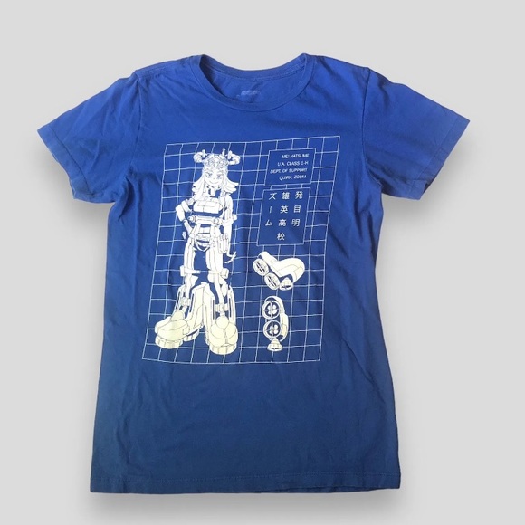 My Hero Academia Mei Hatsume Blueprint Anime T Shirt Small - Picture 1 of 4